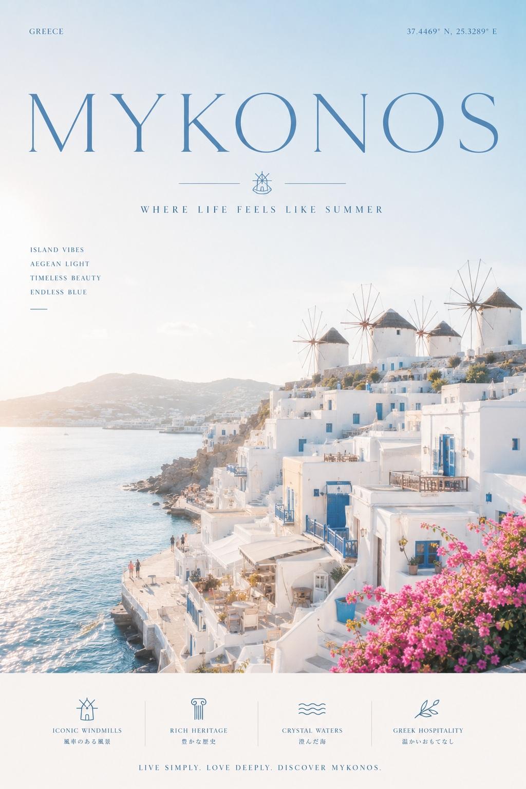 Cinematic minimalist travel poster of [City Name]     

automatically adapting the visual language to the location’s geography, culture, architecture, climate, and emotional atmosphere.

Inspired by the bright, elegant, and optimistic visual mood of Korean Air’s “Morning Calm” in-flight magazine cover aesthetic.
Ultra-premium editorial travel design with a luminous and airy atmosphere, clean natural daylight, soft cinematic sunlight, crisp neutral white balance, bright sky tones, gentle atmospheric haze, refined luxury travel mood, emotionally uplifting composition, sophisticated minimalism, museum-grade graphic design, premium lifestyle magazine feeling.

STYLE:
bright and radiant visual tone
high-key cinematic lighting
fresh morning sunlight
soft golden-hour glow without dark shadows
clean airy atmosphere
bright editorial exposure
soft pastel-inspired location color palette
subtle luxury film look
minimalist composition with strong negative space
premium travel-magazine cover aesthetic
calm elegant typography integration
modern Korean Air Morning Calm-inspired refinement
sophisticated destination branding feel
realistic atmospheric depth
subtle layered textures
refined film grain
ultra-clean image quality
no gritty darkness
no heavy contrast
no moody shadows
no cyberpunk mood
no dark cinematic grading
no orange-brown muddy tint
no oversaturated neon colors
no horror mood
no stormy weather
no nighttime scene unless naturally illuminated beautifully

COMPOSITION:
iconic architectural or landscape silhouette of [DESTINATION]
balanced open composition with breathable negative space
editorial cover-style framing
large elegant destination typography integrated naturally into the scene
refined foreground-background layering
cinematic perspective with emotionally inviting atmosphere
luxury tourism campaign aesthetic
clear visual hierarchy
polished premium travel-poster composition
timeless and globally sophisticated feeling

LIGHTING & COLOR:
bright natural daylight or luminous sunrise atmosphere
soft diffused sunlight
clean white highlights
bright sky gradients
fresh atmospheric clarity
subtle warm sunlight balanced with cool air tones
premium Morning Calm magazine color sensibility
refined pastel and natural tones inspired by the destination
bright but elegant exposure balance
soft reflections and gentle ambient glow

TEXTURE & DETAIL:
subtle premium paper texture
museum-quality print finish
fine cinematic grain
high-detail environmental storytelling
luxury editorial realism
8k ultra-high-resolution
extremely refined typography and layout integration
masterpiece-level travel poster design.